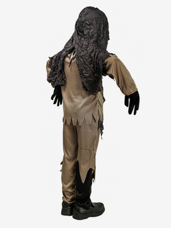 ハロウィン 子供用ハロウィンコスチューム コーヒーブラウン ハロウィンセット 子供用ポリエステルパンツトップ