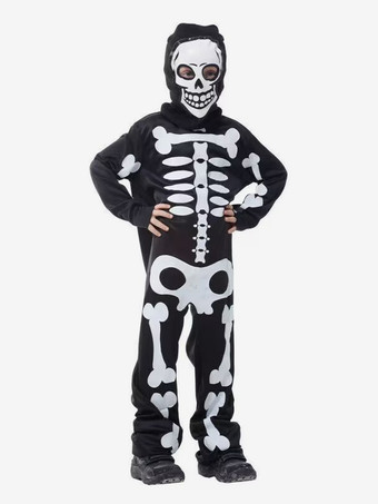 ブラック ハロウィン 子供用ハロウィンコスチューム ブラック ハロウィン ポリエステルセット 子供用ジャンプスーツ 手袋