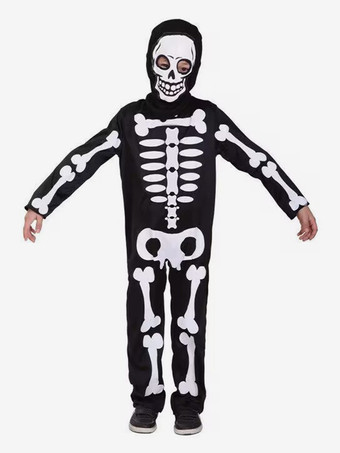 ハロウィン 子供用ハロウィンコスチューム ブラック ハロウィン ポリエステルセット 子供用ジャンプスーツ 手袋