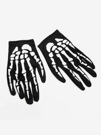 ハロウィン 子供用ハロウィンコスチューム ブラック ハロウィン ポリエステルセット 子供用ジャンプスーツ 手袋