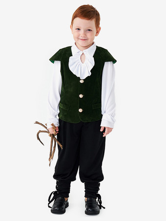 ハロウィン 子供用ハロウィンコスチューム コーヒーブラウン ハロウィンポリエステルセット 子供用シャツ パンツ