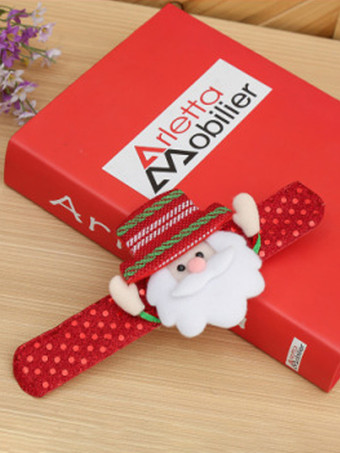 レッド スラップブレスレット スラップバンド 子供用 クリスマスおもちゃ トナカイライト