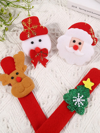 スラップブレスレット スラップバンド 子供用 クリスマスおもちゃ ライト