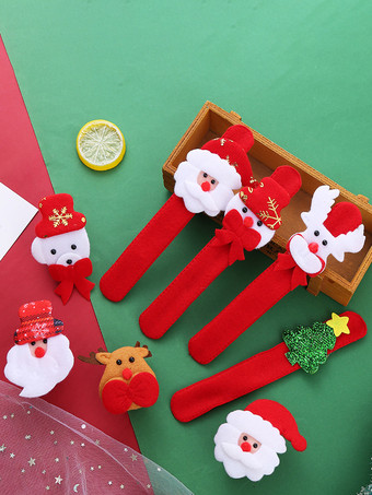 スラップブレスレット スラップバンド 子供用 クリスマスおもちゃ ライト