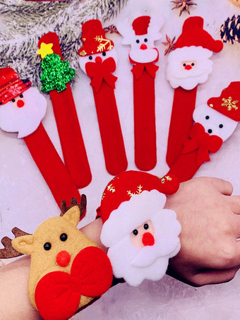 スラップブレスレット スラップバンド 子供用 クリスマスおもちゃ ライト