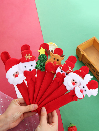 レッド スラップブレスレット スラップバンド 子供用 クリスマスおもちゃ トナカイ