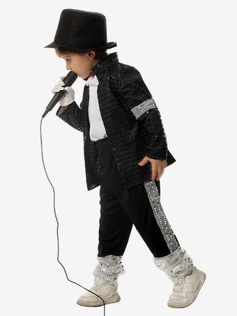 子供用ハロウィンコスチューム ブラックハロウィンセット 子供用ポリエステルオーバーコートパンツ