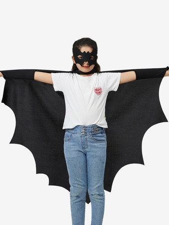 ハロウィン 子供用ハロウィンコスチューム ブラックハロウィンセット 子供用ポリエステルマントマスク