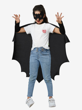 ハロウィン 子供用ハロウィンコスチューム ブラックハロウィンセット 子供用ポリエステルマントマスク