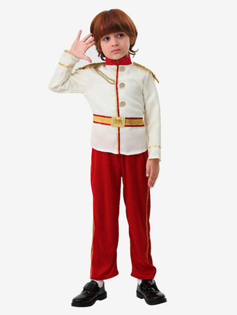 レッド 子供用ハロウィンコスチューム レッド ハロウィン ポリエステルセット 子供用トップパンツ