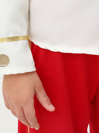 子供用ハロウィンコスチューム レッド ハロウィン ポリエステルセット 子供用トップパンツ