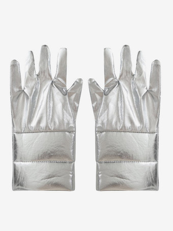 子供用ハロウィンコスチューム ホワイトハロウィンセット 子供用ポリエステル手袋 帽子