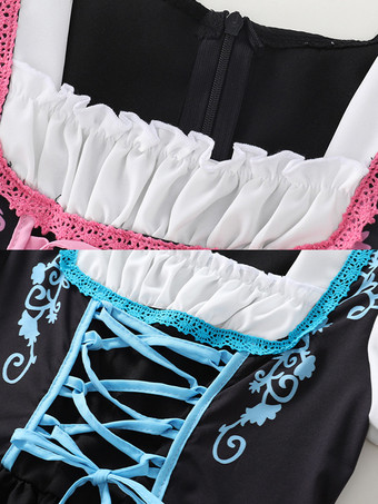 ハロウィン 子供用ハロウィンコスチューム ライトスカイブルー ハロウィン ポリエステルセット 子供用ドレス