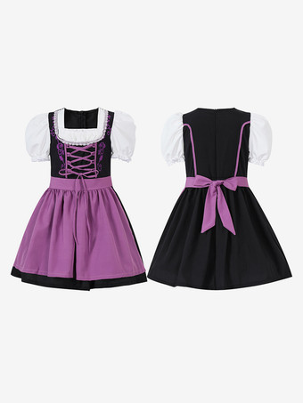 ハロウィン 子供用ハロウィンコスチューム ライトスカイブルー ハロウィン ポリエステルセット 子供用ドレス