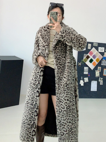 フェイクファーコート オーバーサイズ ターンダウンカラー シック 冬 ロングジャケット 2026