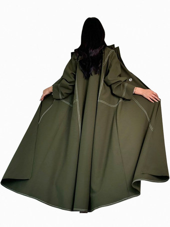 トレンチコート レディース 実用的なボタン ターンダウンカラー 長袖 ポリエステル フロントボタン