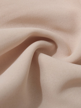 スケータードレス ジュエルネック ロングスリーブ レースアップ カジュアル フレアドレス ミディドレス