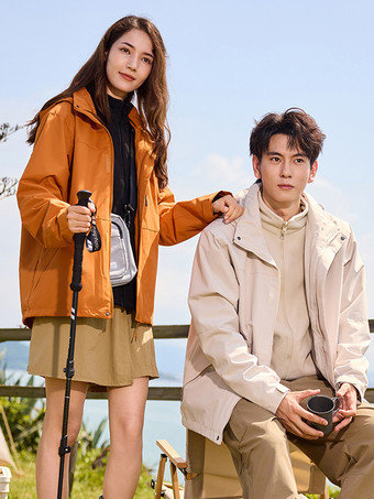 メンズ ジャケット パーカー ジップ 暖かい オレンジ スポーツ カジュアル コート