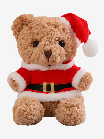 クマのぬいぐるみ 小さなクリスマスプレゼント