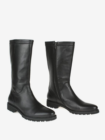 メンズ 乗馬用ニーハイブーツ カジュアルブーツ 本革 サイドジッパー ナイトブーツ