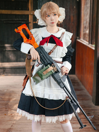 ロココ調ロリータアクセサリーインファンタホワイトサテンアクセサリーその他