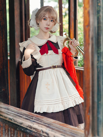 スイートロリータアクセサリーインファンタアプリコットポリエステルファイバーエプロンその他