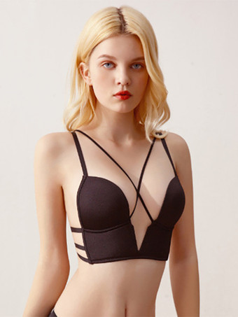 ブラック リフトアップビスチェ ブラック デイリーカジュアルランジェリー ブラ