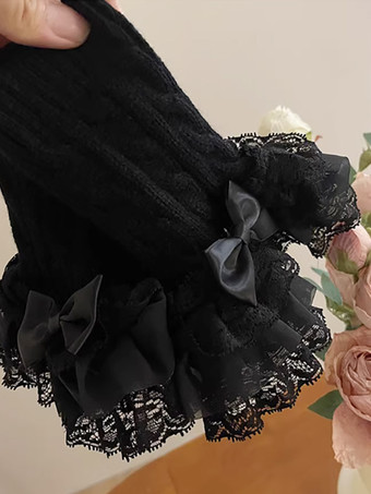 ブラック スイートロリータアクセサリー ホワイトフリルアクセサリーその他