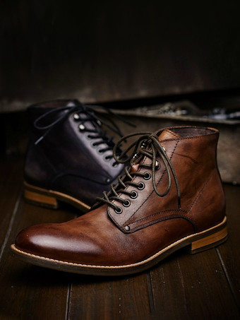 メンズシューズ ワークブーツ 牛革 クラシック ブラック マティン ショート アンクルブーツ