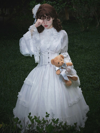 スイートロリータドレス ポリエステル 長袖 スイートロリータドレス