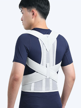 Grigio Corsetti Correttore Posturale per Uomo Raddrizzatore Schiena Miglioramento Posturale Regolabile per Supporto Schiena Cintura Lombare Uomo