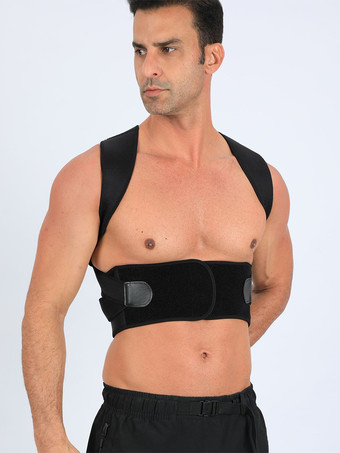 Corsés para hombres Corrector de postura Enderezador de espalda Mejora de la postura Soporte de espalda ajustable Cinturón lumbar para hombres