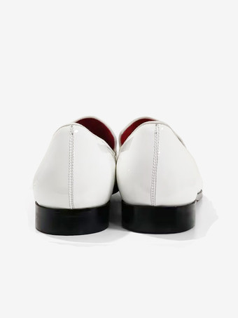 メンズ ベルギーローファー リボン ラウンドトゥ レザー プロム ウェディングシューズ