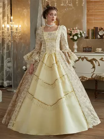 Baroque style wedding dress best sale