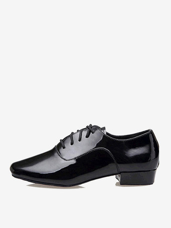 ジャズダンスシューズ ブラック ラウンドトゥ ダンスシューズ