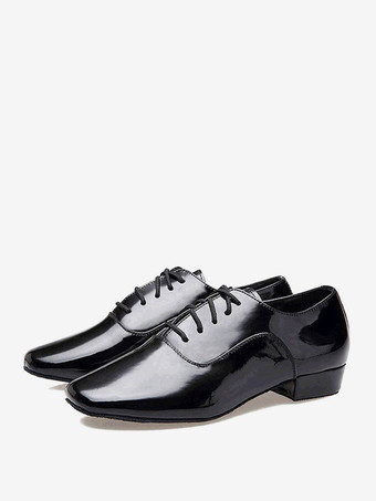 ジャズダンスシューズ ブラック ラウンドトゥ ダンスシューズ