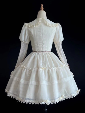 スイートロリータドレス ポリエステル 長袖 スイートドレス ロリータドレス