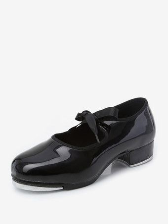 ジャズダンスシューズ ブラック ラウンドトゥ ダンスシューズ