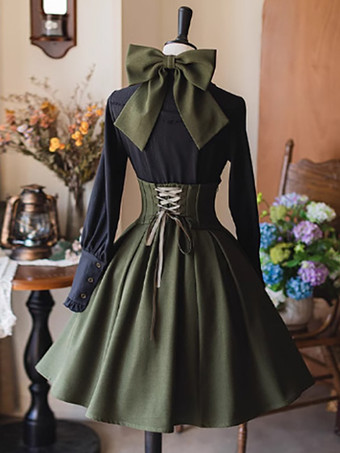 スイートロリータブラウス ホワイト 長袖 ロリータトップ フリル ロリータシャツ