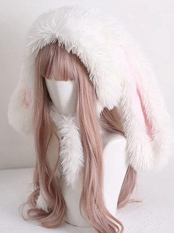 スイートロリータ帽子アクセサリーポリエステルホワイトロリータアクセサリー