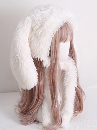 スイートロリータ帽子アクセサリーポリエステルホワイトロリータアクセサリー