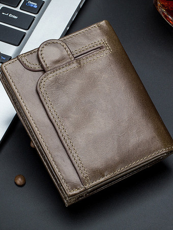 クラシックなメンズレザー財布 男性へのギフト