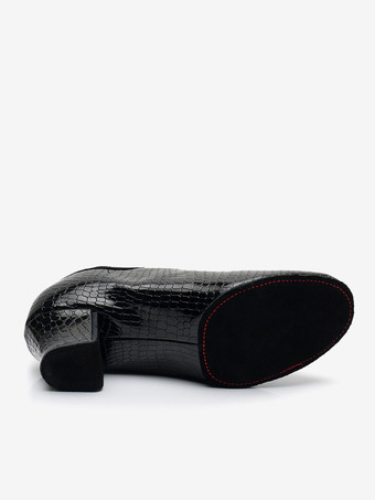 ジャズダンスシューズ ブラック ラウンドトゥ ダンスシューズ