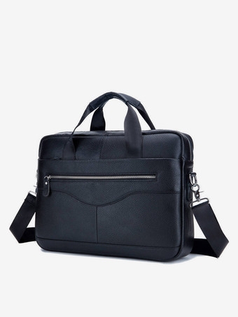 ブラック クロスボディバッグ アクセサリー ブリーフケース ライトスライド メンズ ビジネスサッチェルバッグ