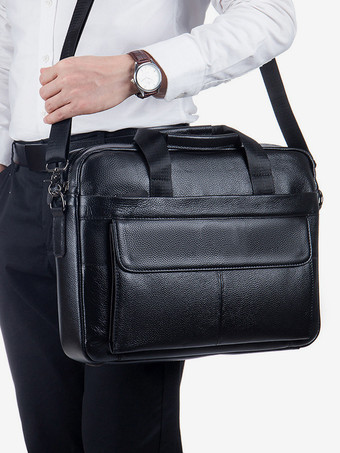 クロスボディバッグ スポーツアクセサリー ブラック メンズ ブリーフケース ビジネスサッチェルバッグ