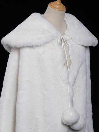 ホワイト レトロ コスチューム ポンポン ポリエステル マント レディース レトロ マリー アントワネット コスチューム 18 世紀 コスチューム