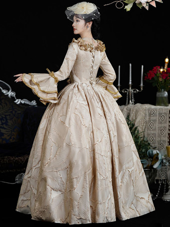 ライトブラウン レトロコスチューム フリル ポリエステル ヘッドウェア レディース レトロ マリーアントワネット コスチューム ヴィンテージ クロージング