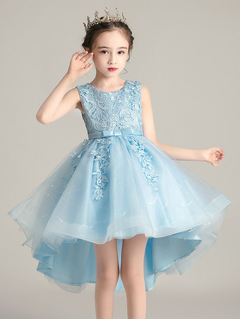 ウェディング フラワーガールドレス 特別な日のドレス ソフトピンク ノースリーブ レース