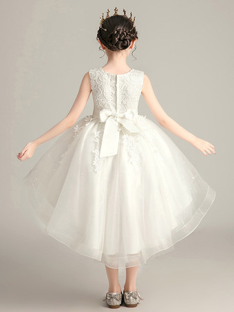 ウェディング フラワーガールドレス 特別な日のドレス ソフトピンク ノースリーブ レース