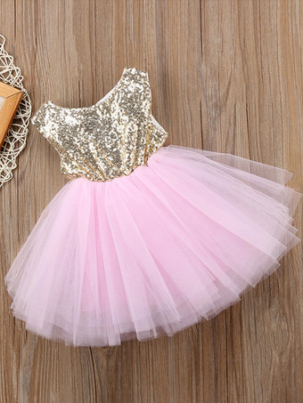 ウェディング フラワーガールドレス 特別な日のドレス 赤いノースリーブ リボン